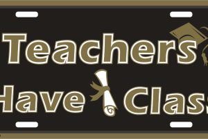 Teachers Have Class License Plate