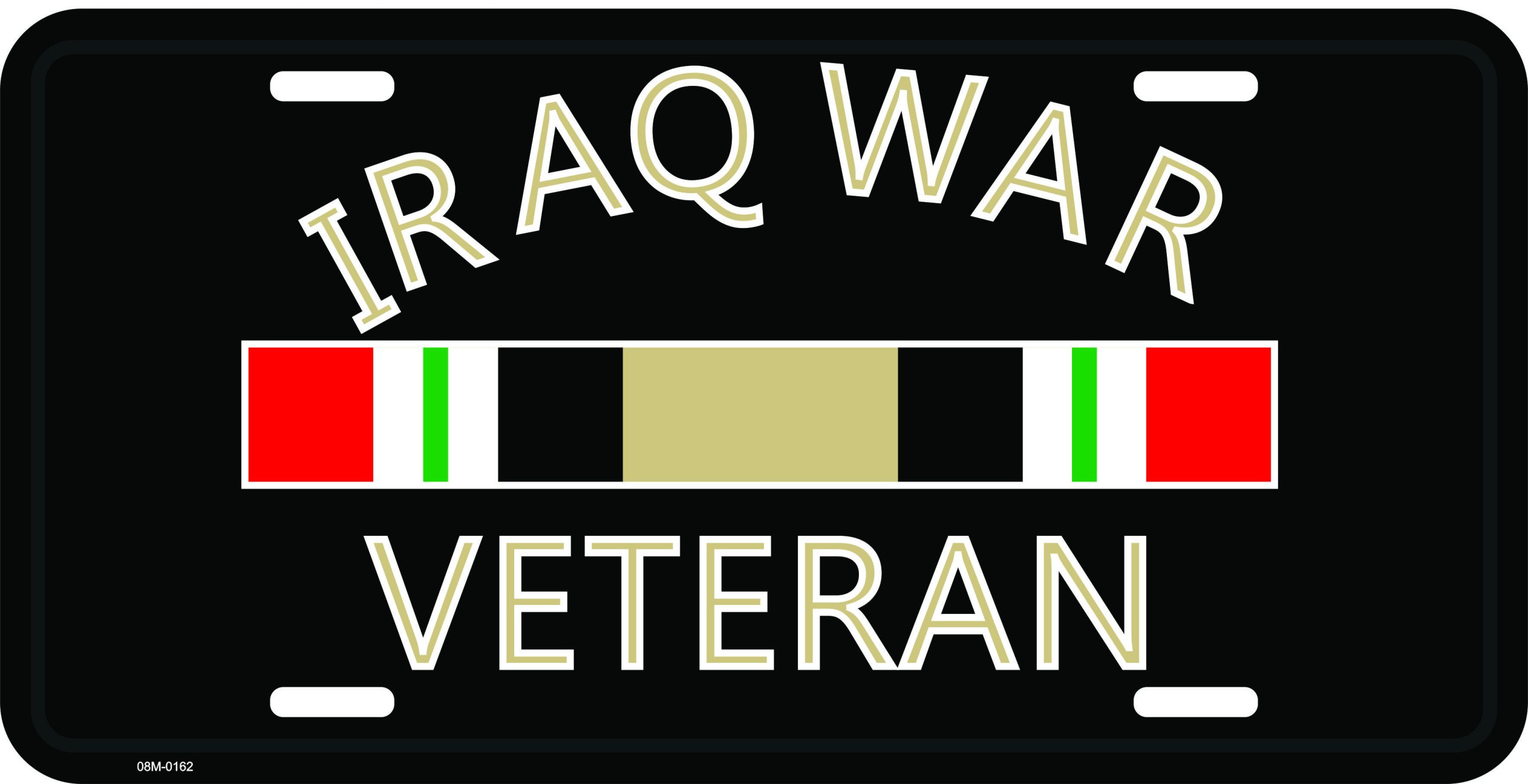 Iraq War Veteran License Plate