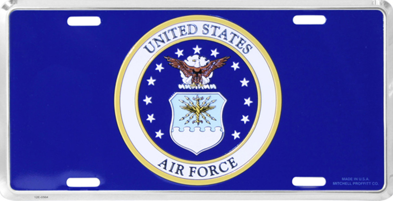 U.S. Air Force License Plate