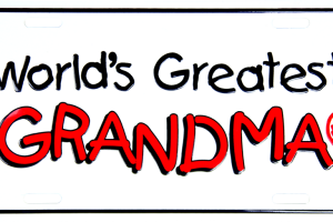 World’s Greatest Grandma License Plate