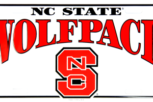 NC State Wolfpack License Plate