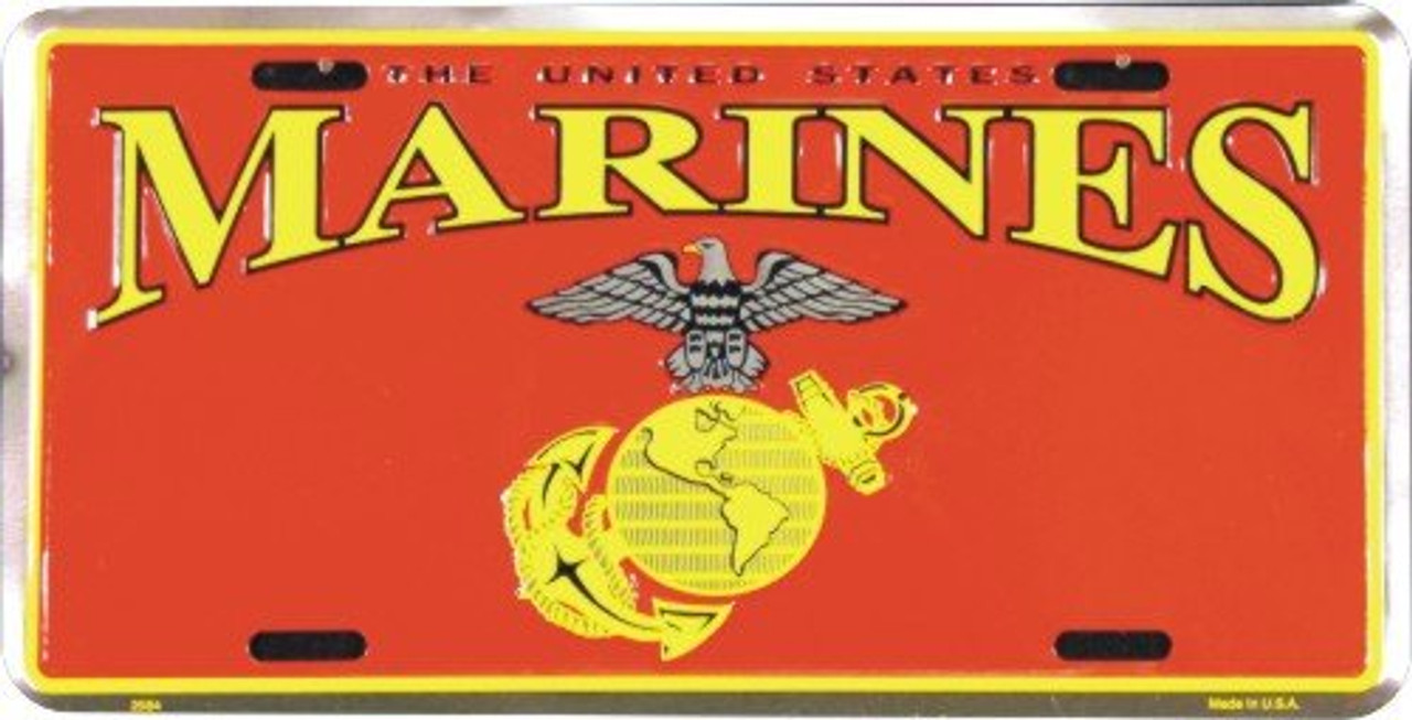 U.S. Marines License Plate