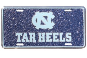 UNC Mosaic License Plate