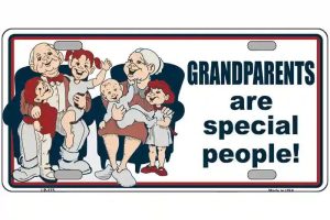 Grandparents Are Special People License Plate