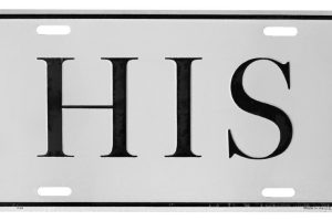 His License Plate