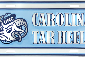 Carolina Tar Heels License Plate