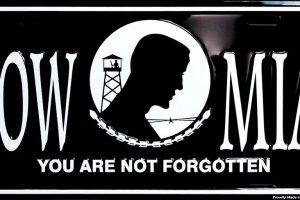 POW MIA License Plate – “You Are Not Forgotten”