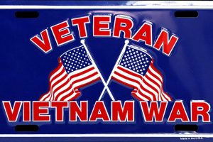 Vietnam War Veteran License Plate