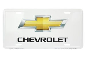 Chevrolet Bowtie License Plate