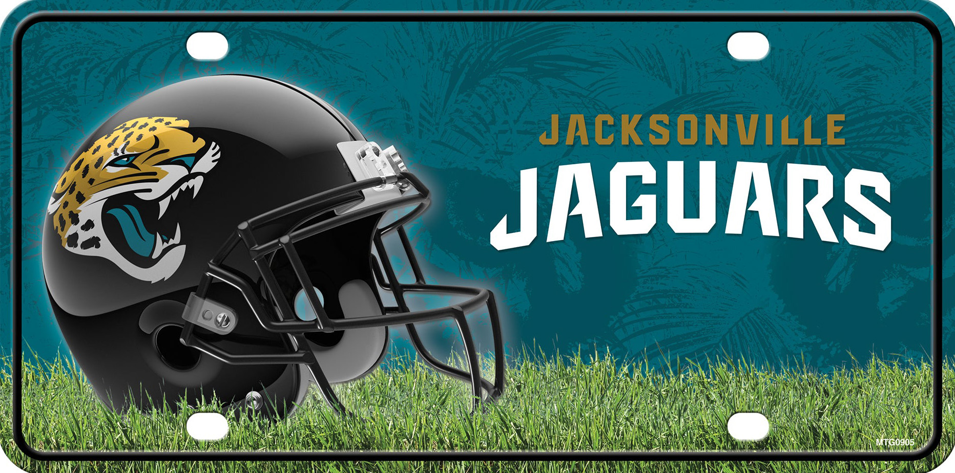 Jacksonville Jaguars Helmet License Plate