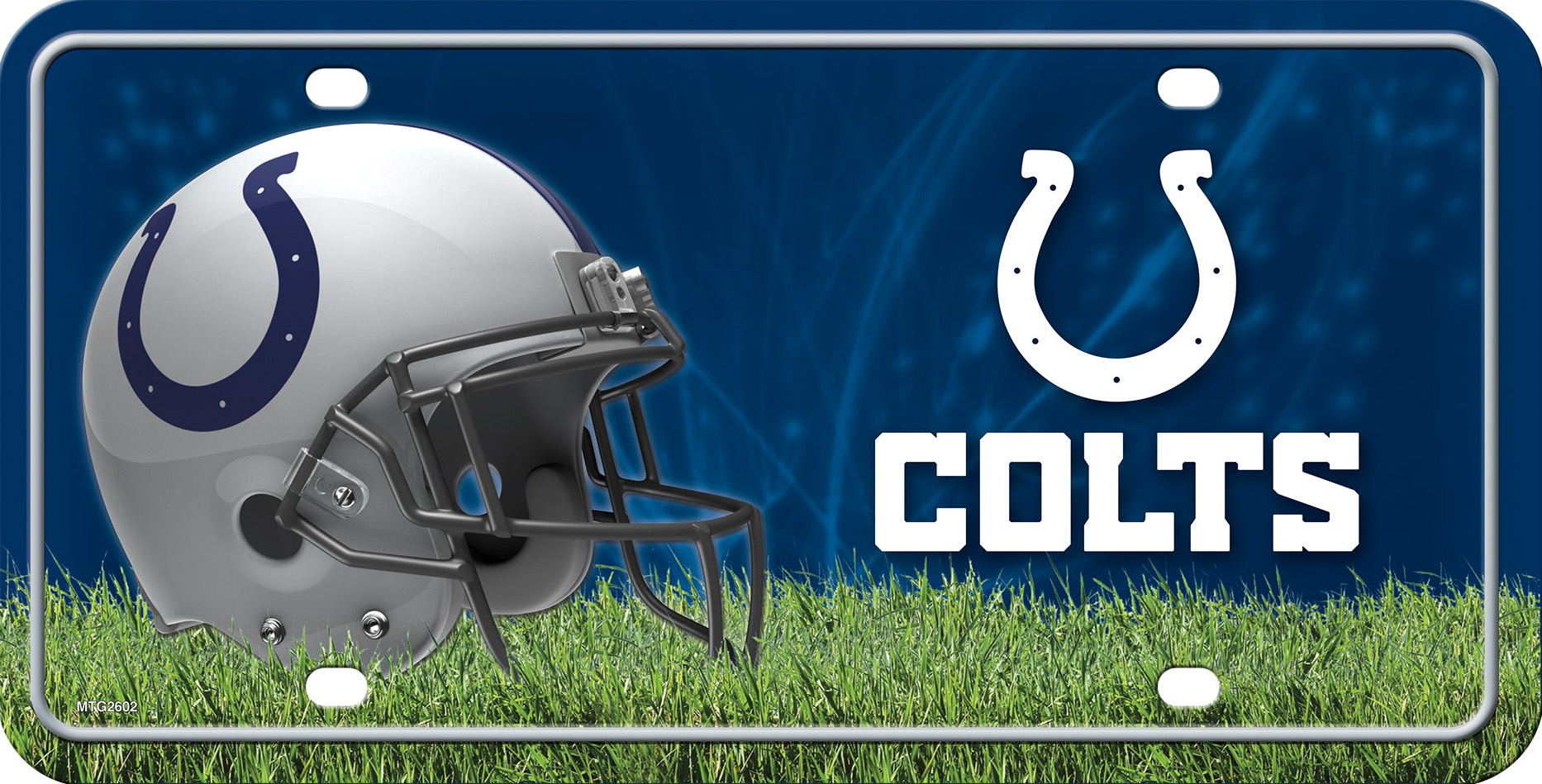 Indianapolis Colts Helmet License Plate