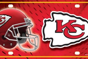 Kansas City Chiefs Helmet License Plate