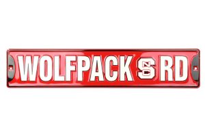 Wolfpack Rd Street Sign