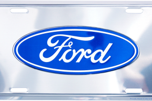 Ford Logo Aluminum License Plate