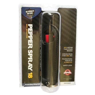 Streetwise 18 Pepper Spray – 0.5 oz Halo with Holster